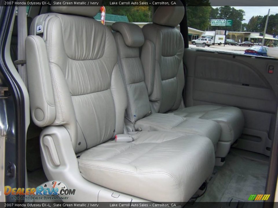 2007 Honda Odyssey EX-L Slate Green Metallic / Ivory Photo #32