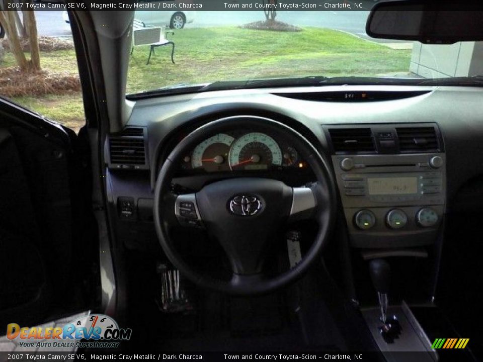 2007 Toyota Camry SE V6 Magnetic Gray Metallic / Dark Charcoal Photo #10