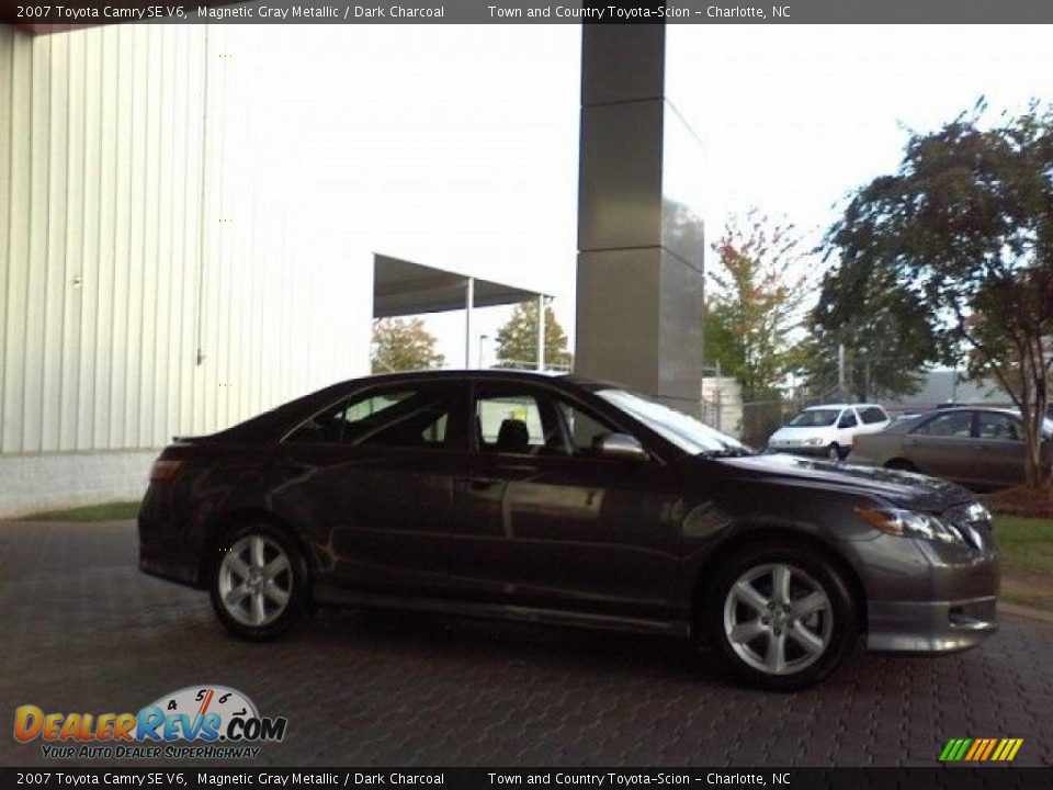 2007 Toyota Camry SE V6 Magnetic Gray Metallic / Dark Charcoal Photo #18