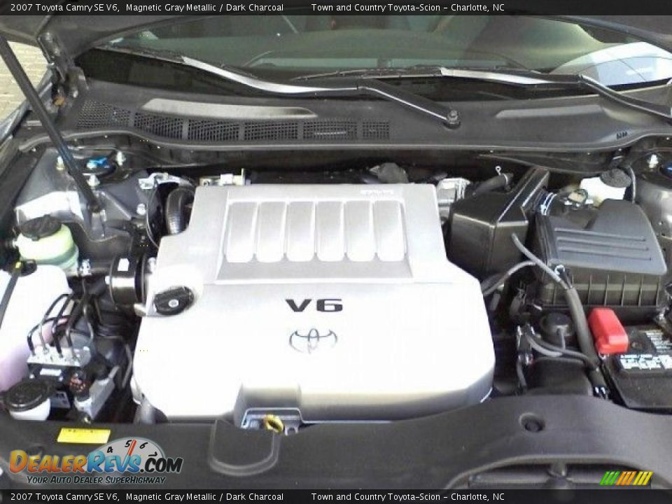 2007 Toyota Camry SE V6 Magnetic Gray Metallic / Dark Charcoal Photo #20