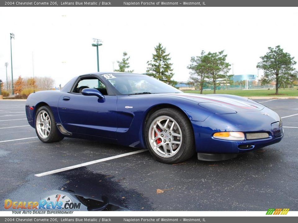 2004 Chevrolet Corvette Z06 LeMans Blue Metallic / Black Photo #3