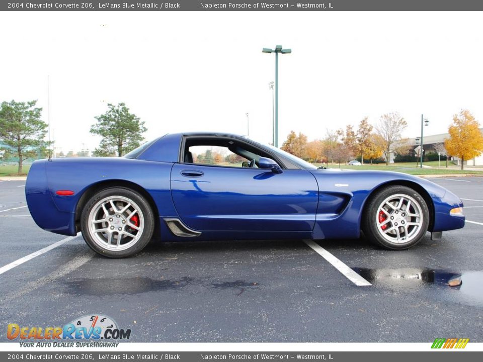 2004 Chevrolet Corvette Z06 LeMans Blue Metallic / Black Photo #4