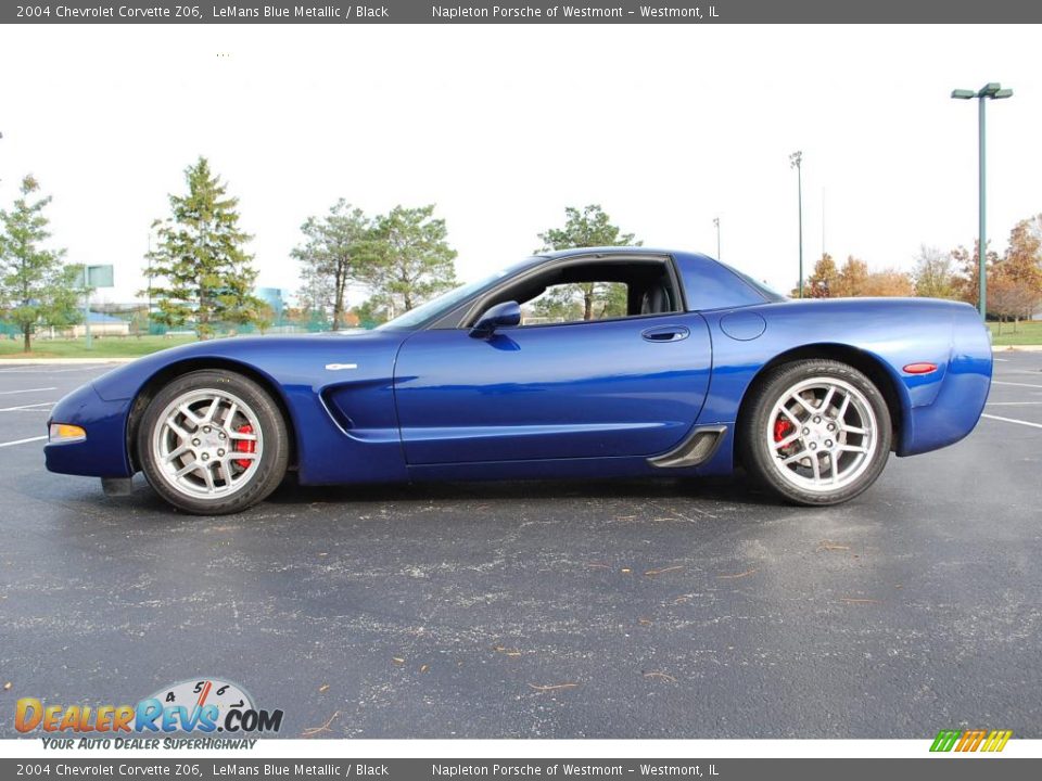 2004 Chevrolet Corvette Z06 LeMans Blue Metallic / Black Photo #8