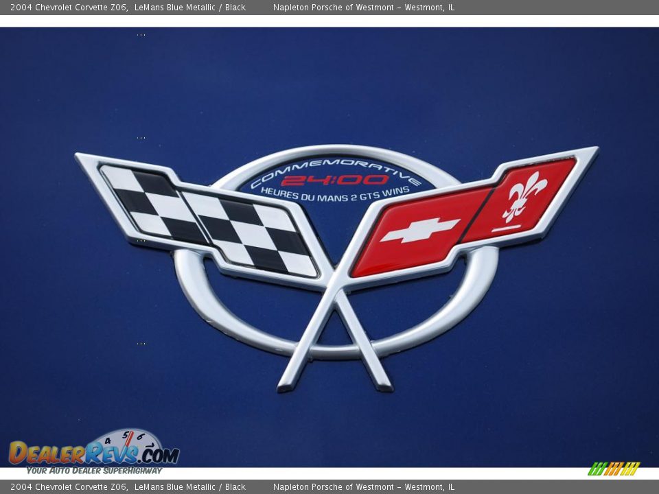 2004 Chevrolet Corvette Z06 LeMans Blue Metallic / Black Photo #12