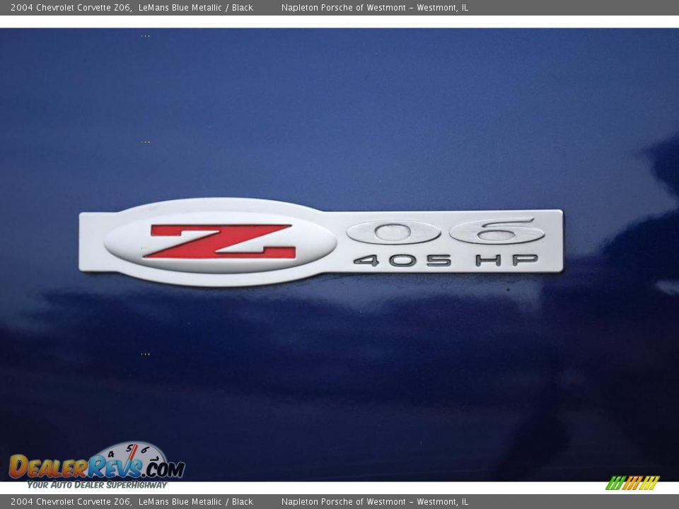 2004 Chevrolet Corvette Z06 LeMans Blue Metallic / Black Photo #13