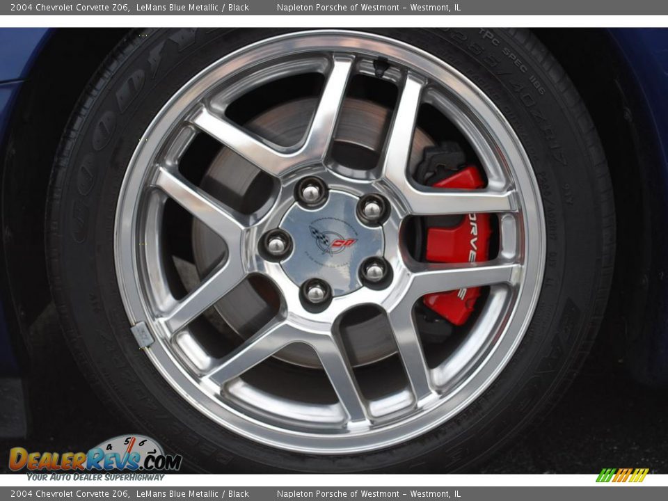 2004 Chevrolet Corvette Z06 LeMans Blue Metallic / Black Photo #14