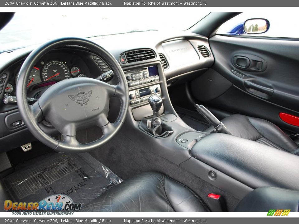 2004 Chevrolet Corvette Z06 LeMans Blue Metallic / Black Photo #15