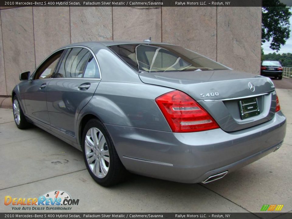 2010 Mercedes-Benz S 400 Hybrid Sedan Palladium Silver Metallic / Cashmere/Savanna Photo #2