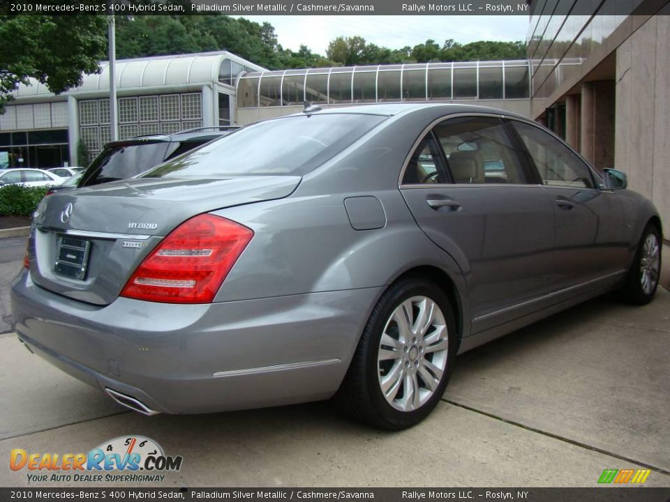 2010 Mercedes-Benz S 400 Hybrid Sedan Palladium Silver Metallic / Cashmere/Savanna Photo #4