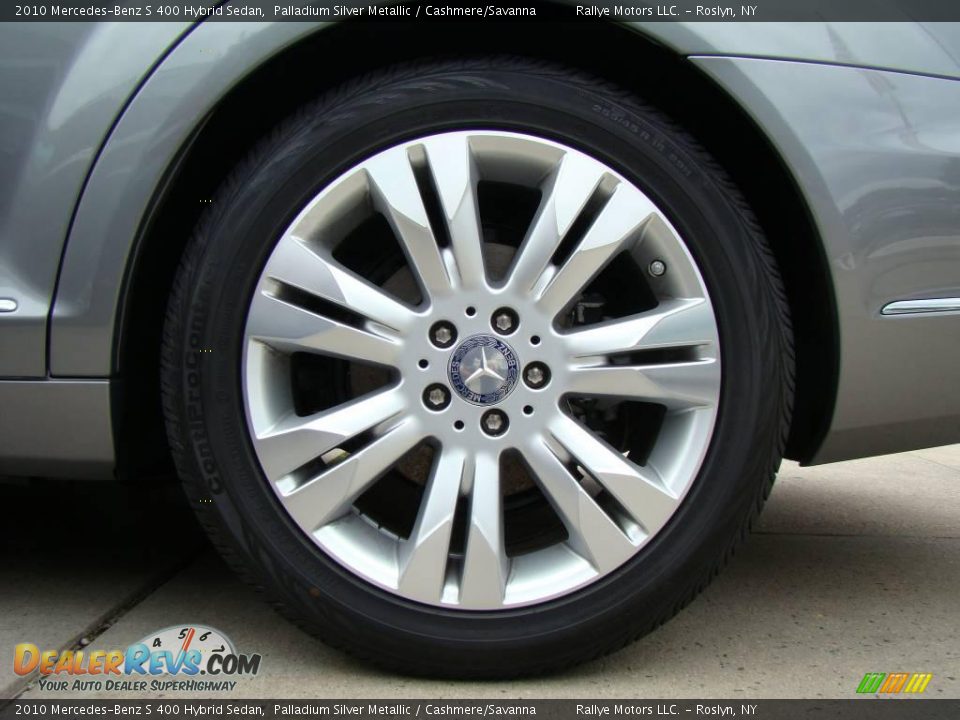 2010 Mercedes-Benz S 400 Hybrid Sedan Palladium Silver Metallic / Cashmere/Savanna Photo #5