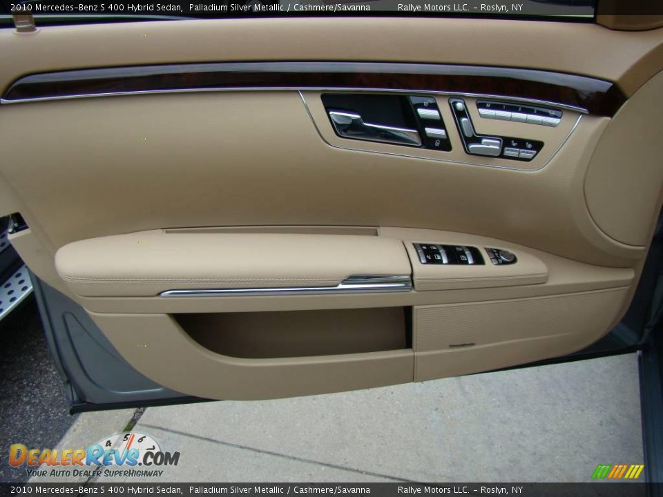 2010 Mercedes-Benz S 400 Hybrid Sedan Palladium Silver Metallic / Cashmere/Savanna Photo #7