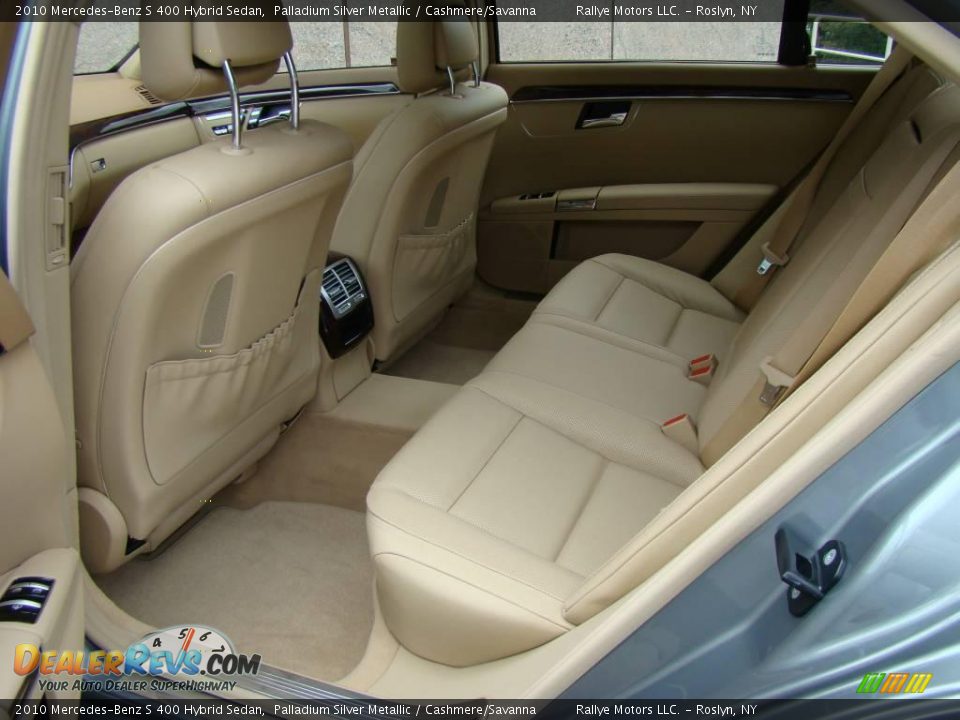 2010 Mercedes-Benz S 400 Hybrid Sedan Palladium Silver Metallic / Cashmere/Savanna Photo #12
