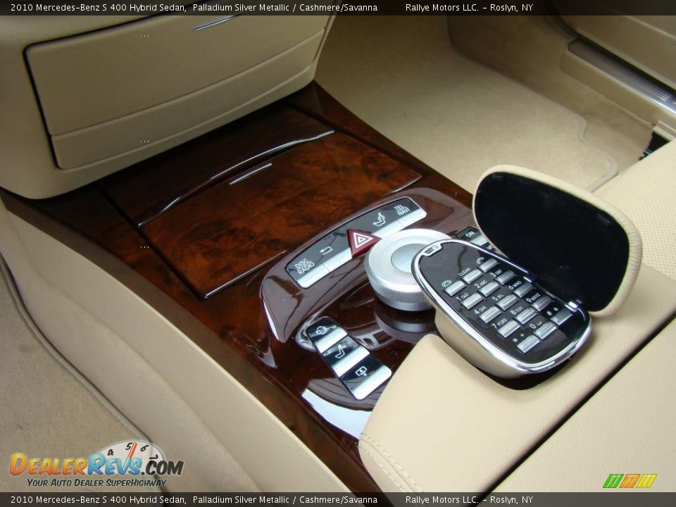 2010 Mercedes-Benz S 400 Hybrid Sedan Palladium Silver Metallic / Cashmere/Savanna Photo #15