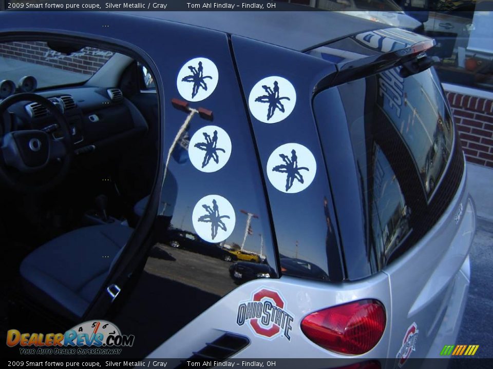 2009 Smart fortwo pure coupe Silver Metallic / Gray Photo #13