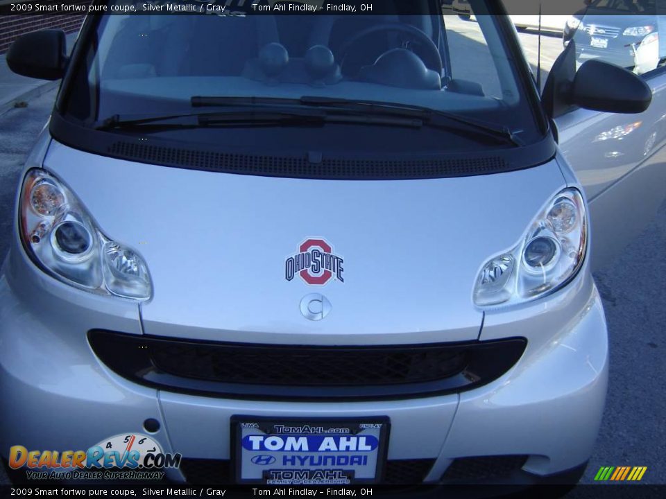2009 Smart fortwo pure coupe Silver Metallic / Gray Photo #16