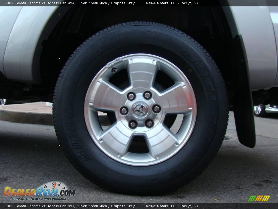 2009 Toyota Tacoma V6 Access Cab 4x4 Silver Streak Mica / Graphite Gray Photo #7