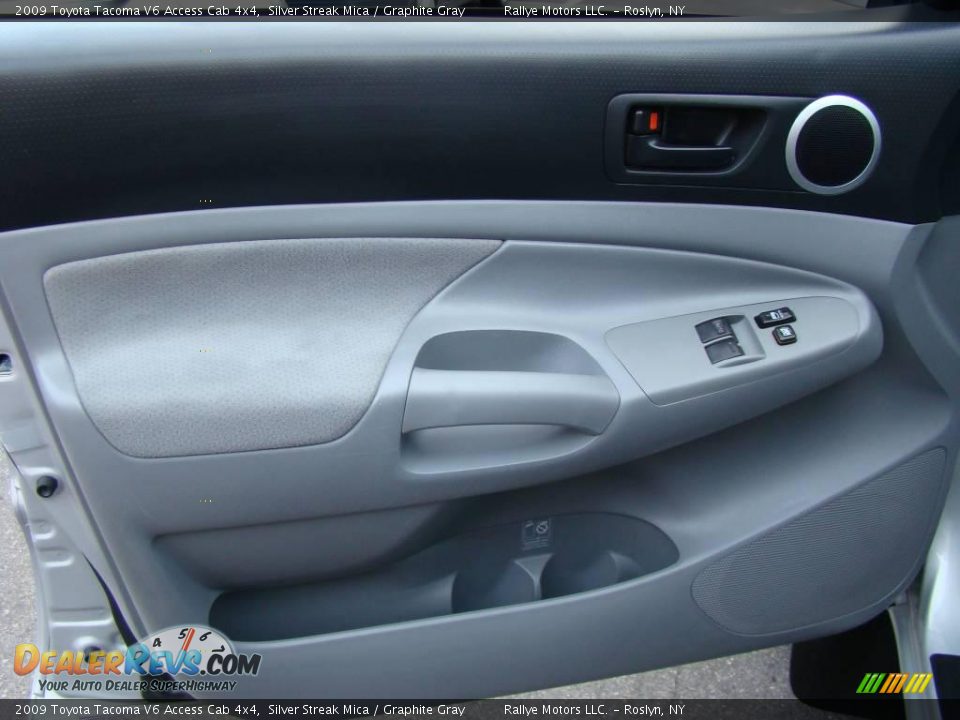 2009 Toyota Tacoma V6 Access Cab 4x4 Silver Streak Mica / Graphite Gray Photo #8