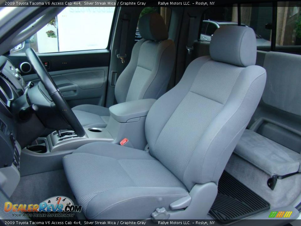2009 Toyota Tacoma V6 Access Cab 4x4 Silver Streak Mica / Graphite Gray Photo #9