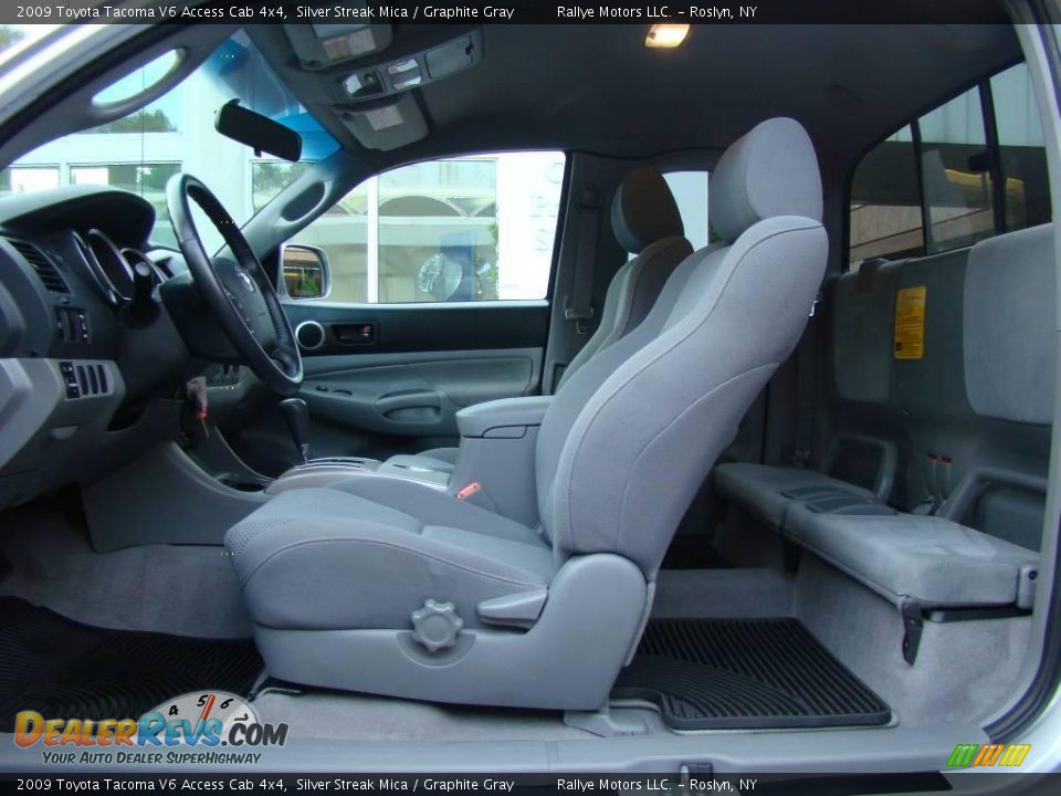 2009 Toyota Tacoma V6 Access Cab 4x4 Silver Streak Mica / Graphite Gray Photo #10