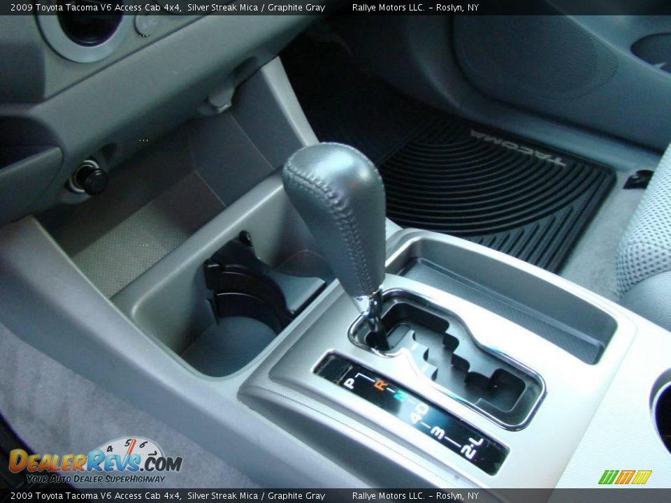 2009 Toyota Tacoma V6 Access Cab 4x4 Silver Streak Mica / Graphite Gray Photo #14