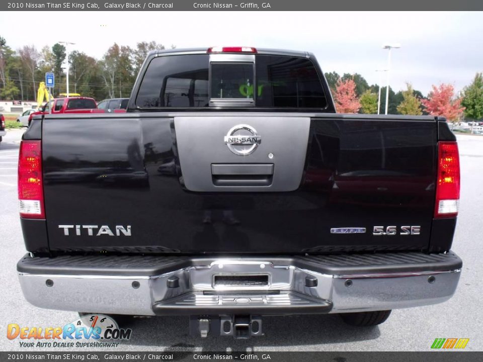 2010 Nissan Titan SE King Cab Galaxy Black / Charcoal Photo #4