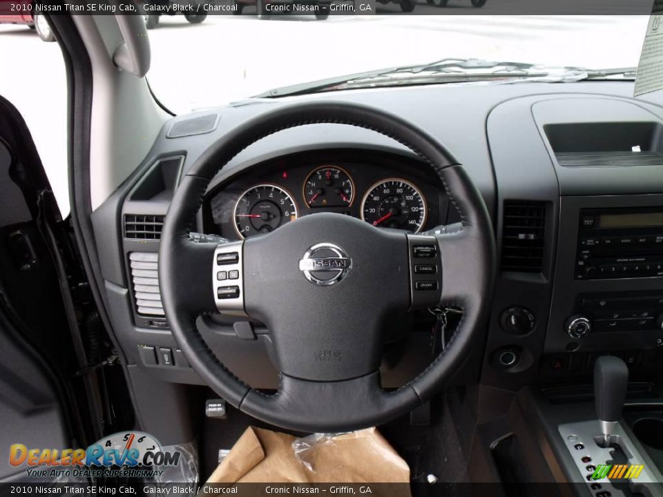 2010 Nissan Titan SE King Cab Galaxy Black / Charcoal Photo #11