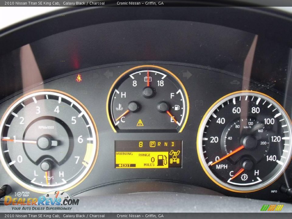2010 Nissan Titan SE King Cab Galaxy Black / Charcoal Photo #12
