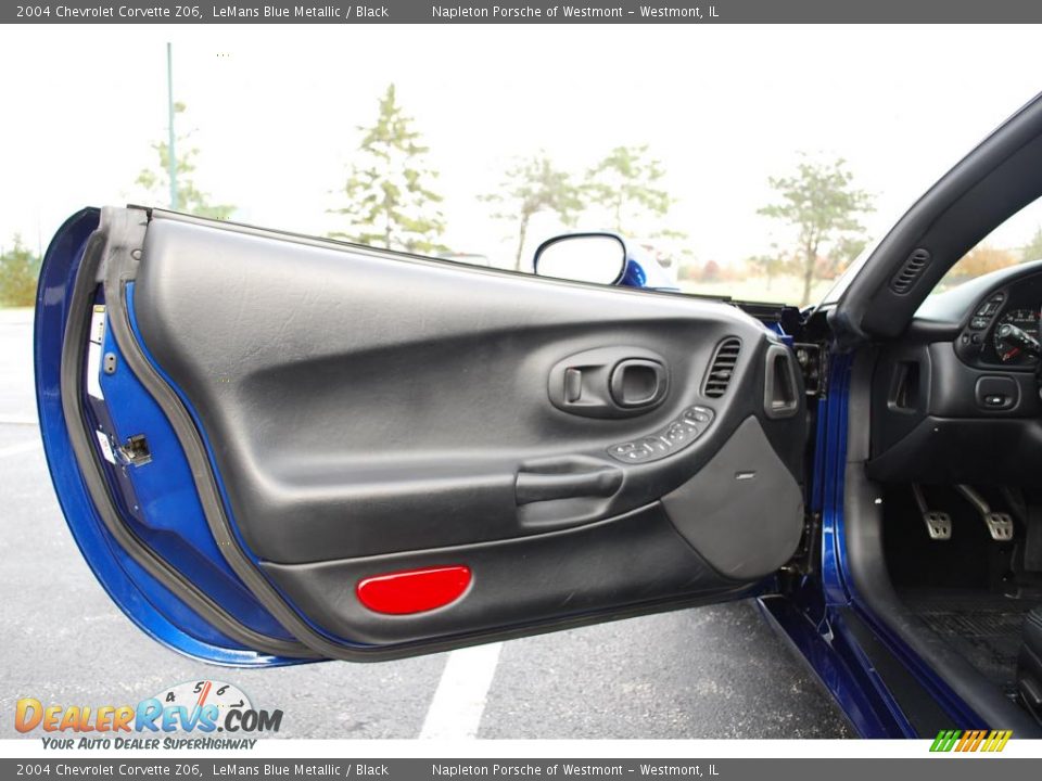 2004 Chevrolet Corvette Z06 LeMans Blue Metallic / Black Photo #19
