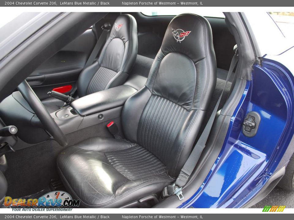 2004 Chevrolet Corvette Z06 LeMans Blue Metallic / Black Photo #20