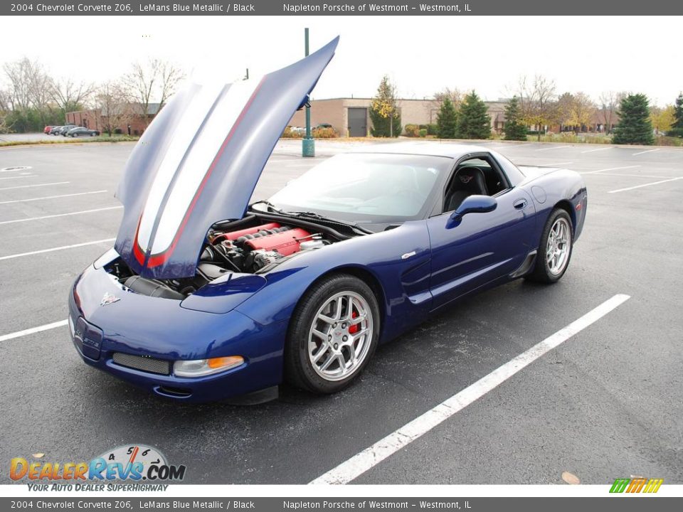 2004 Chevrolet Corvette Z06 LeMans Blue Metallic / Black Photo #23