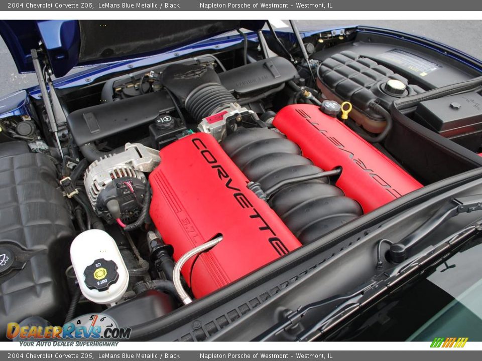 2004 Chevrolet Corvette Z06 LeMans Blue Metallic / Black Photo #25