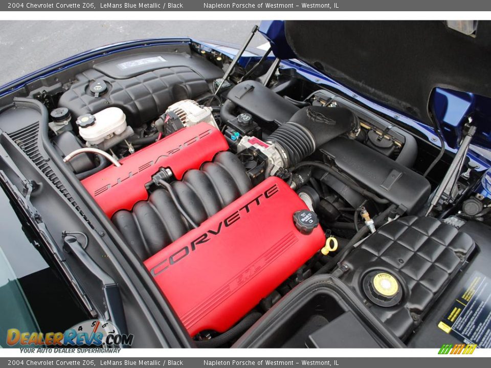 2004 Chevrolet Corvette Z06 LeMans Blue Metallic / Black Photo #26