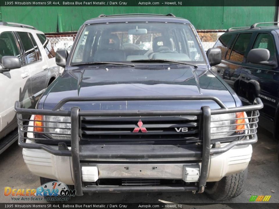 1995 Mitsubishi Montero SR 4x4 Balboa Blue Pearl Metallic / Dark Gray Photo #1