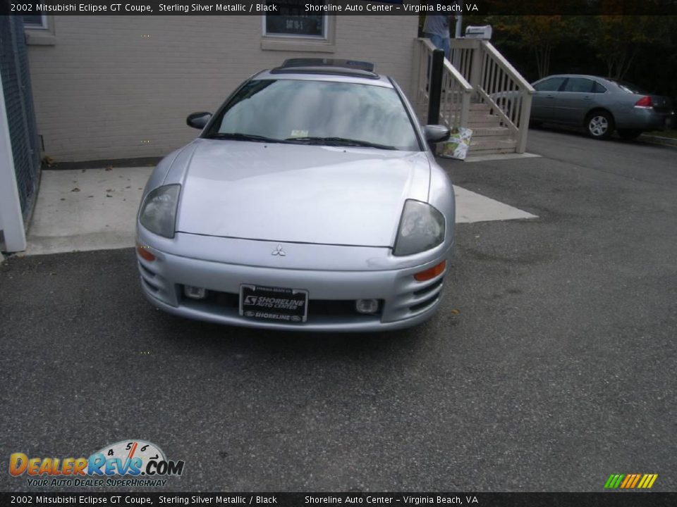 2002 Mitsubishi Eclipse GT Coupe Sterling Silver Metallic / Black Photo #1