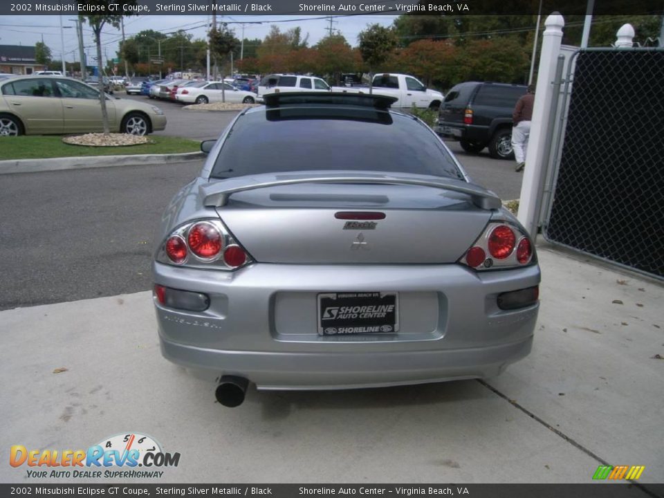 2002 Mitsubishi Eclipse GT Coupe Sterling Silver Metallic / Black Photo #5