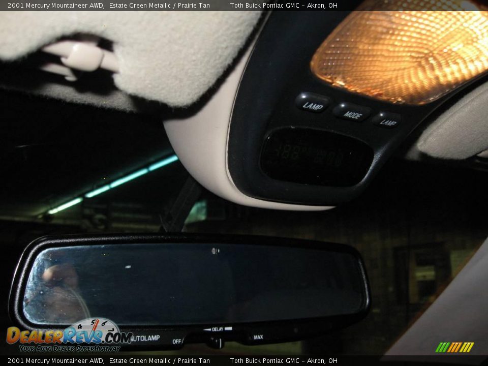 2001 Mercury Mountaineer AWD Estate Green Metallic / Prairie Tan Photo #11