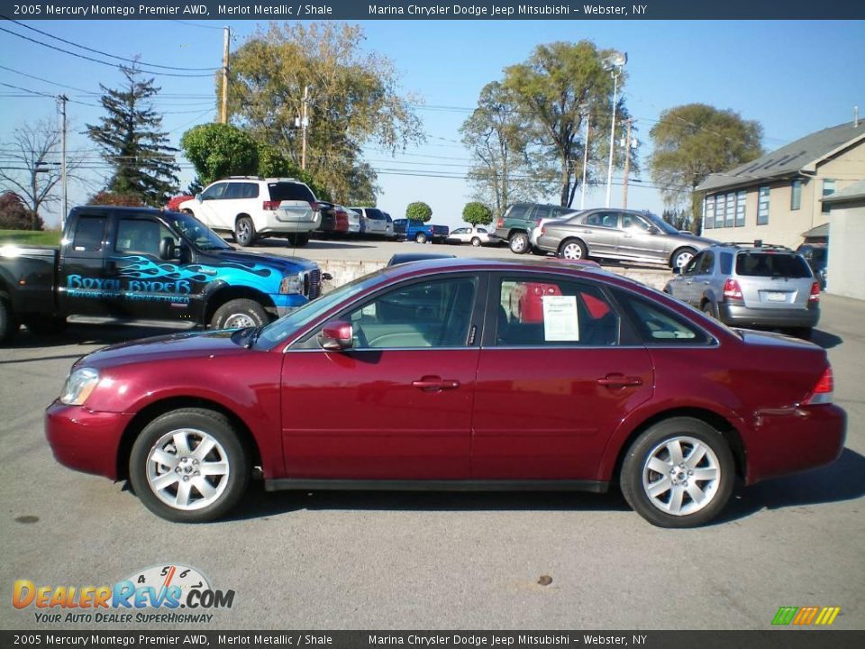 2005 Mercury Montego Premier AWD Merlot Metallic / Shale Photo #7
