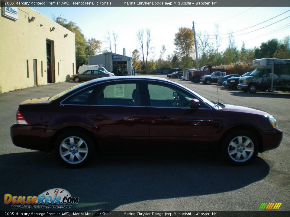 2005 Mercury Montego Premier AWD Merlot Metallic / Shale Photo #11