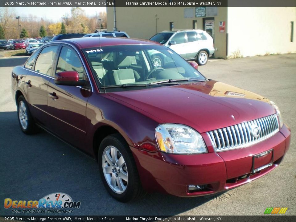 2005 Mercury Montego Premier AWD Merlot Metallic / Shale Photo #12