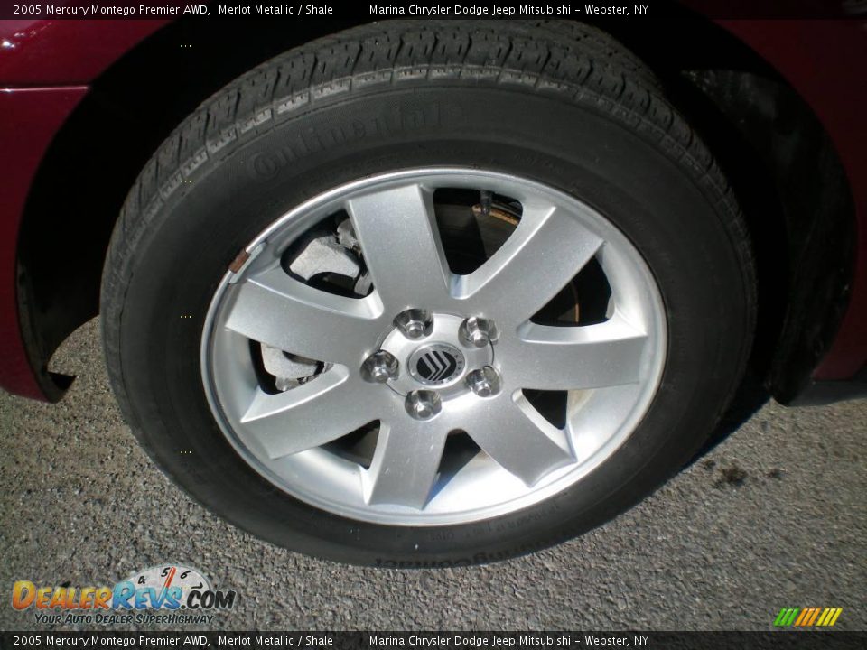 2005 Mercury Montego Premier AWD Merlot Metallic / Shale Photo #25