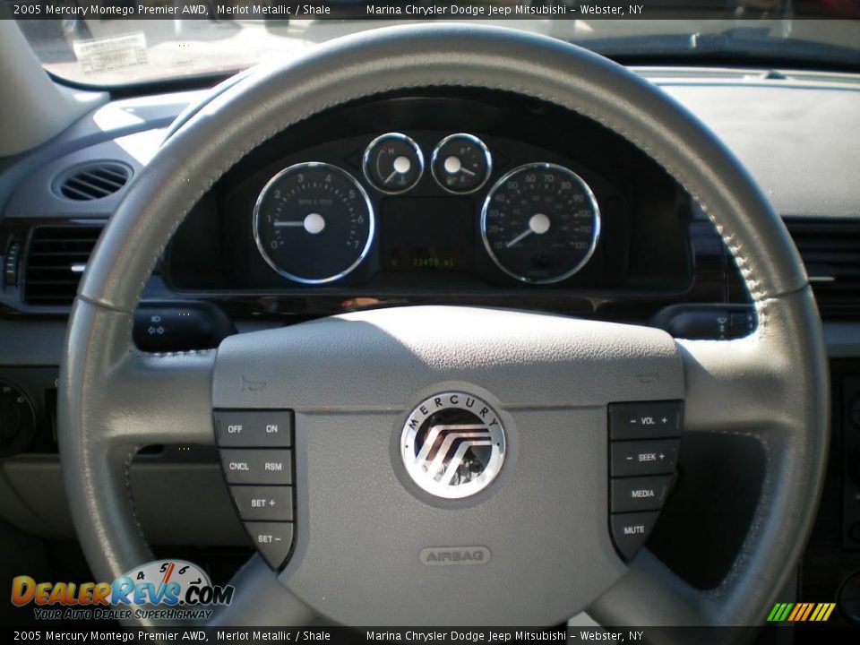 2005 Mercury Montego Premier AWD Merlot Metallic / Shale Photo #27