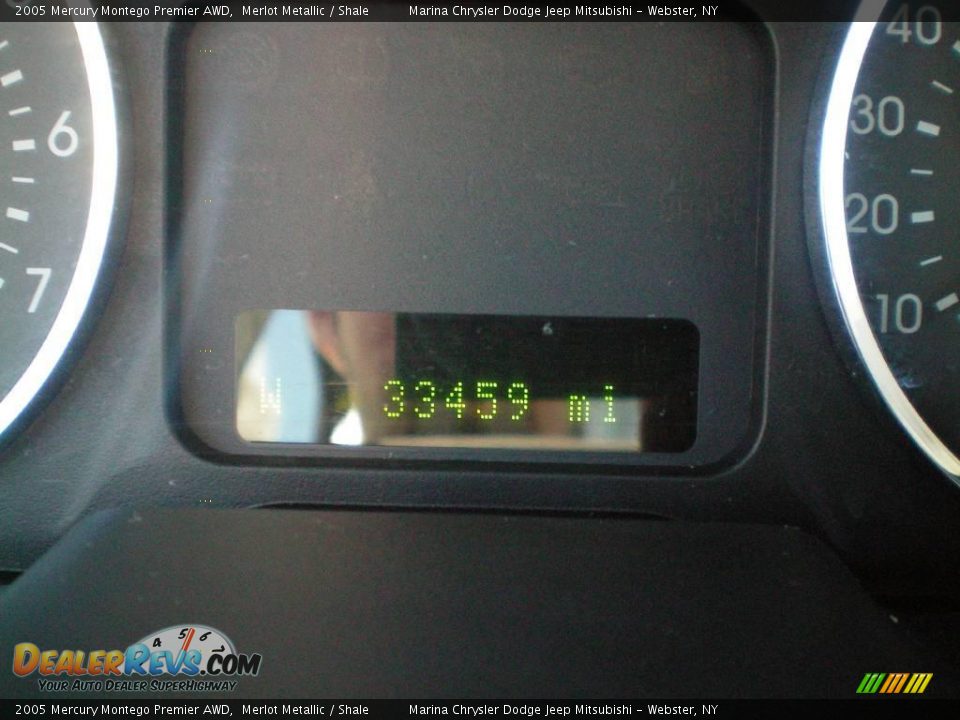 2005 Mercury Montego Premier AWD Merlot Metallic / Shale Photo #28