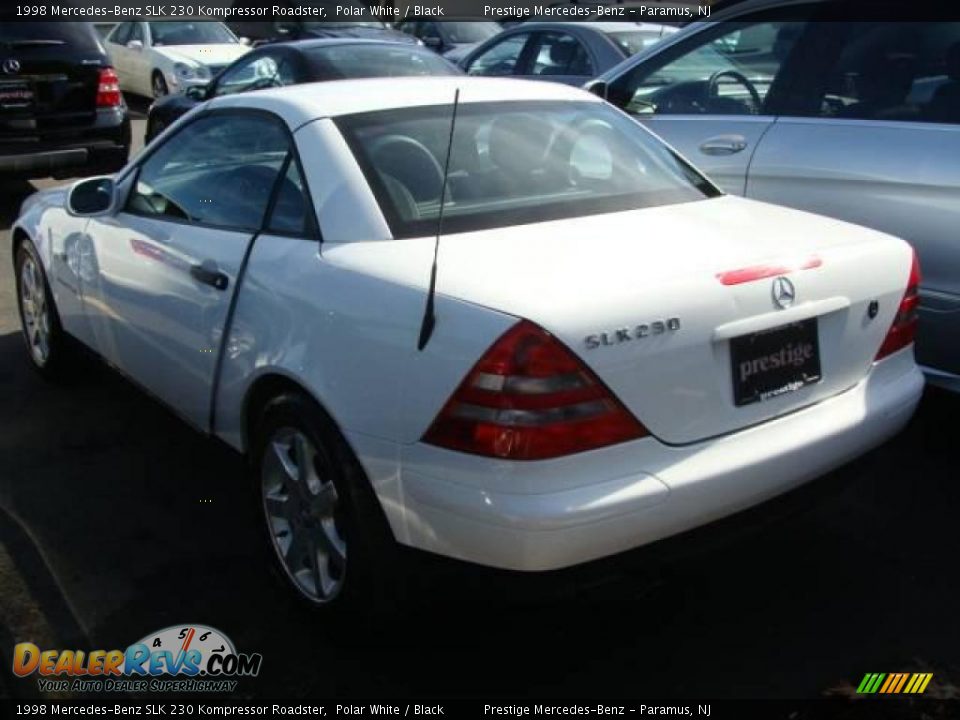 1998 Mercedes-Benz SLK 230 Kompressor Roadster Polar White / Black Photo #6