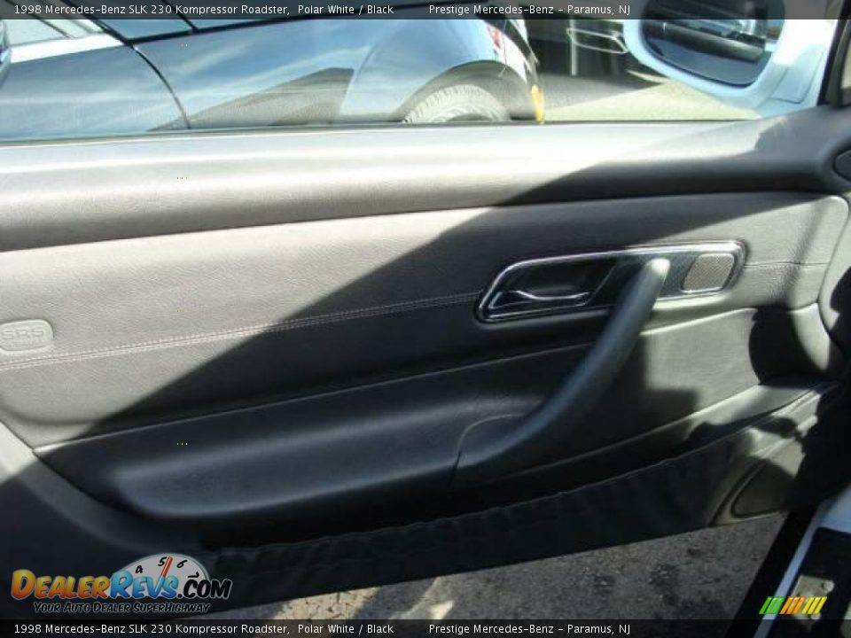 1998 Mercedes-Benz SLK 230 Kompressor Roadster Polar White / Black Photo #7