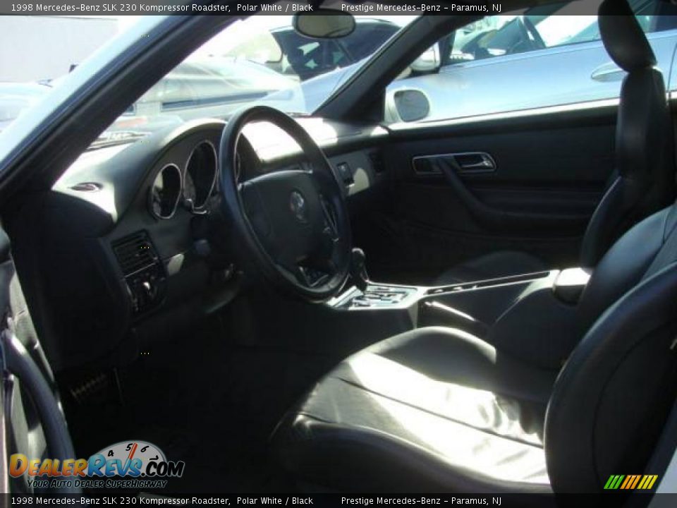 1998 Mercedes-Benz SLK 230 Kompressor Roadster Polar White / Black Photo #8