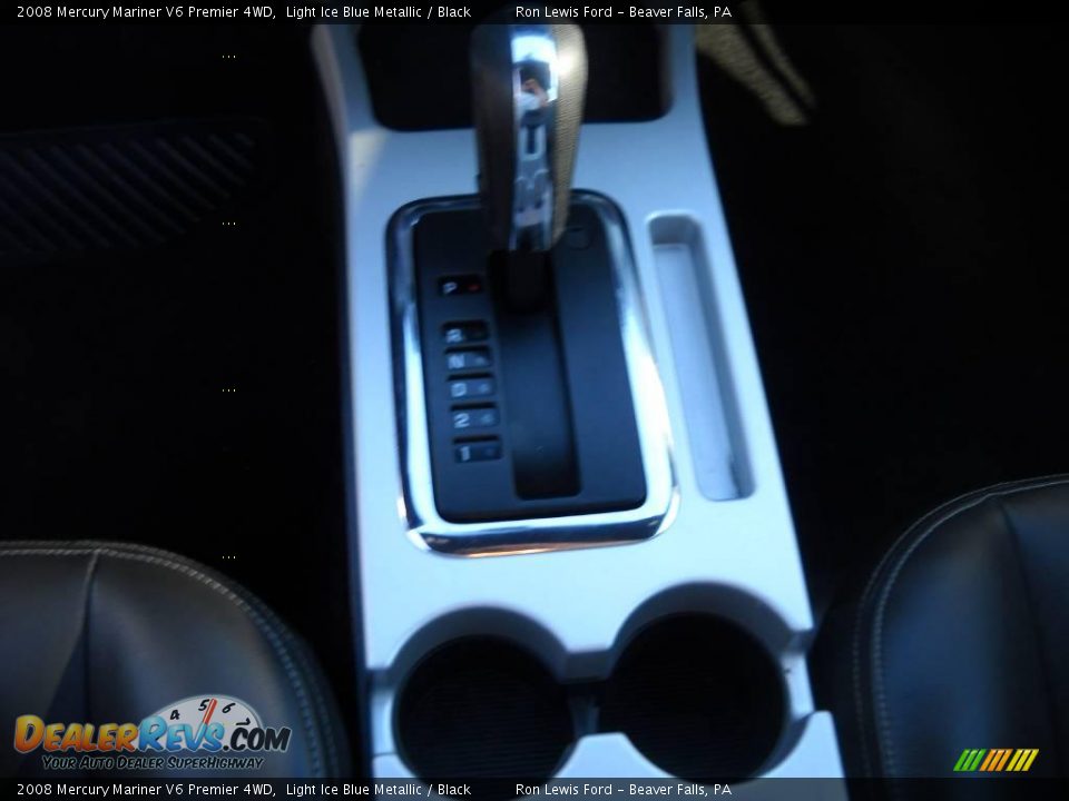 2008 Mercury Mariner V6 Premier 4WD Light Ice Blue Metallic / Black Photo #23