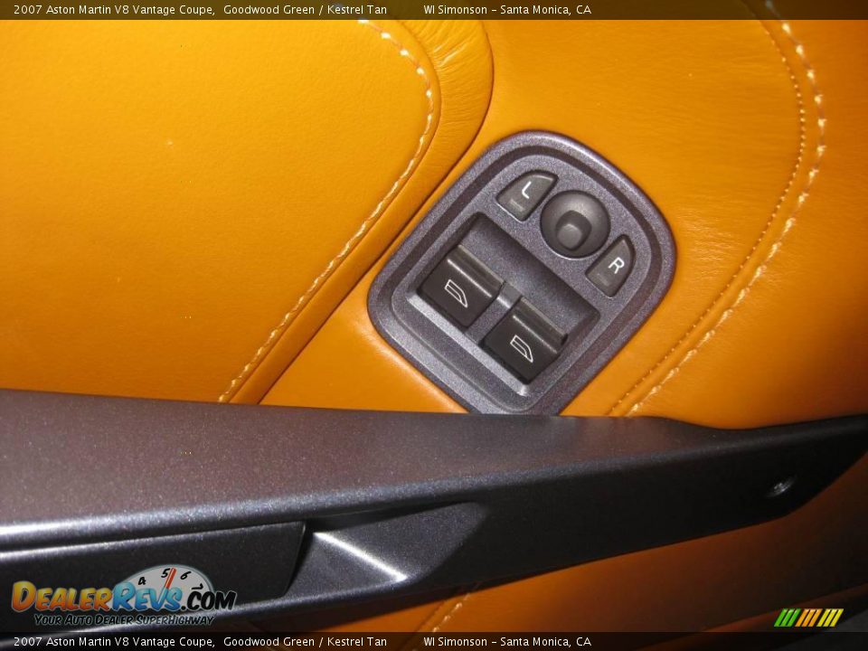 2007 Aston Martin V8 Vantage Coupe Goodwood Green / Kestrel Tan Photo #12