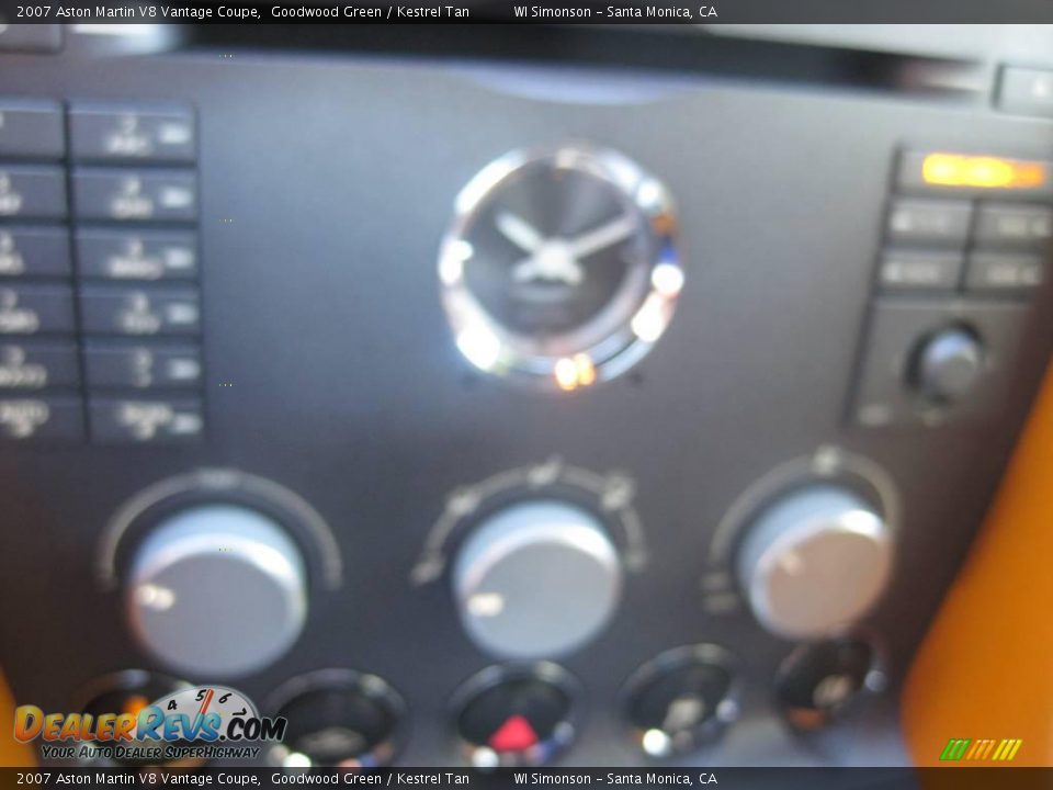 2007 Aston Martin V8 Vantage Coupe Goodwood Green / Kestrel Tan Photo #17