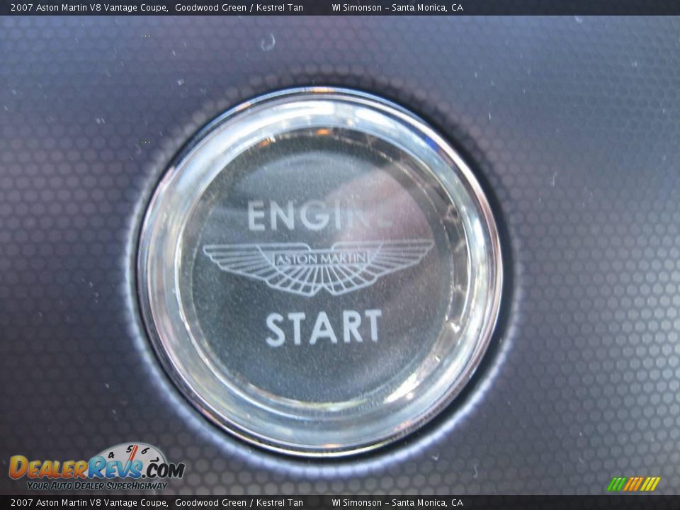 2007 Aston Martin V8 Vantage Coupe Goodwood Green / Kestrel Tan Photo #18