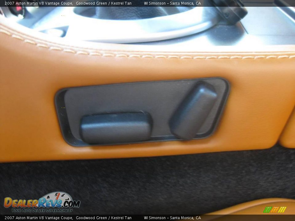 2007 Aston Martin V8 Vantage Coupe Goodwood Green / Kestrel Tan Photo #23